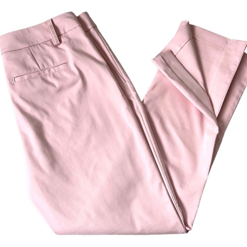 Like New Cabi Pink Grace Kick Pleat Hem Pants